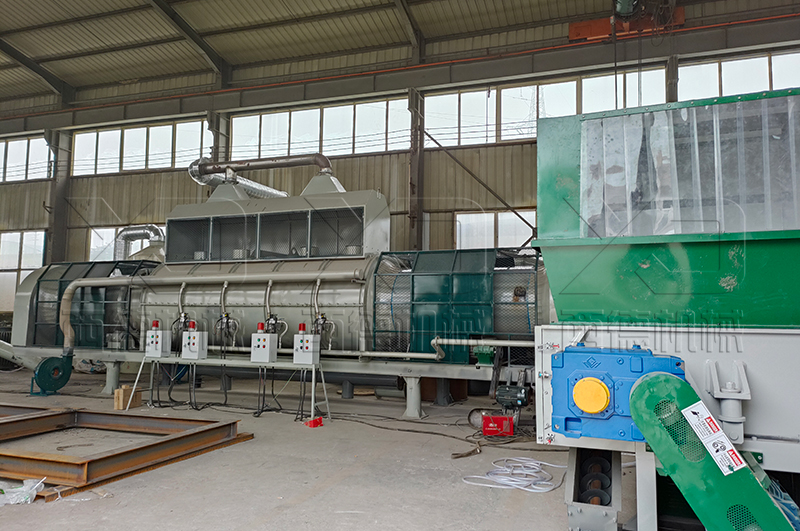 当前制木炭采用连续式炭化炉实现量产