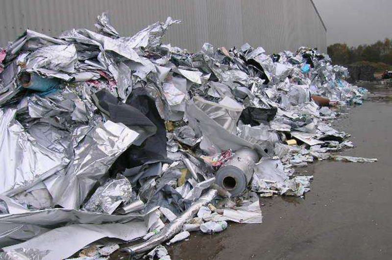 废铝塑连续式炭化炉物料