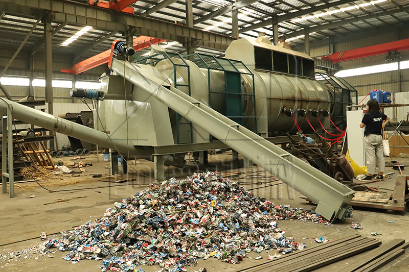 易拉罐连续式炭化炉