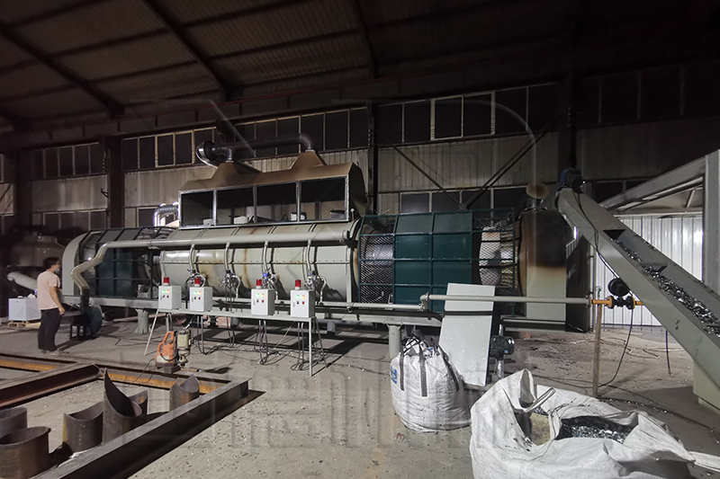 废拉链连续式炭化炉