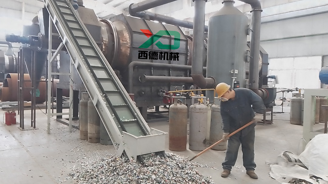 多功能金属：易拉罐、电容和铝箔能去除油漆，提升加工便利性，河南西德机械设备