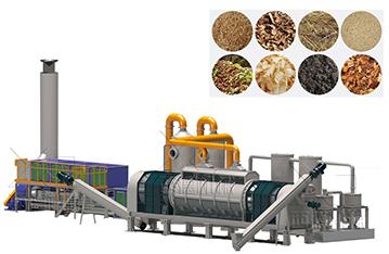 连续式炭化炉是集“碳、气、油、肥”联产的炭化设备