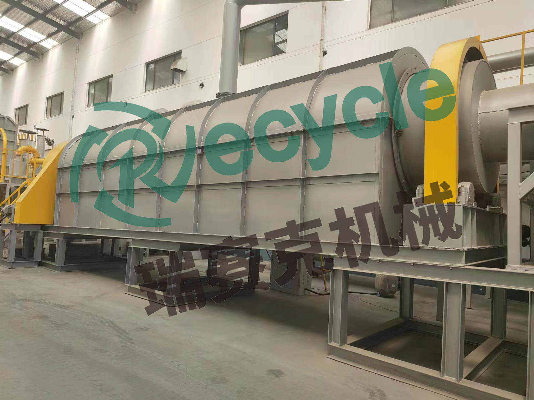 铝基片脱漆处理中的连续式脱漆炉